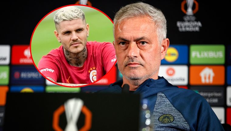 Mourinho no dejó pasar la oportunidad de chicanear a Icardi. Foto: Fenerbahçe y @mauroicardi