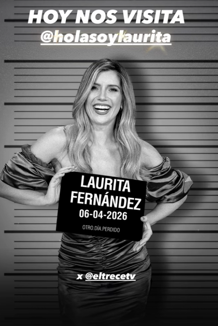 Laurita Fernández visitará a Mario Pergolini en Otro Día Perdido. Laurita Fernández visitará a Mario Pergolini en Otro Día Perdido. 