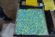 Más de 10 kilos de crack y cerca de 10 mil pastillas de éxtasis fueron secuestradas Foto: NA