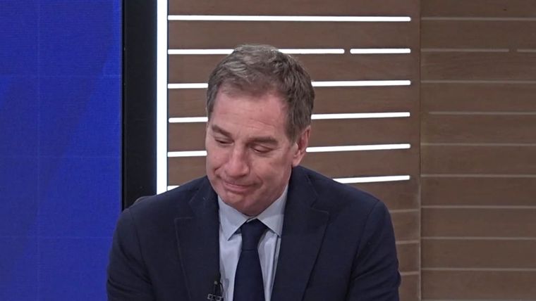 La emoción de Diego Santilli.