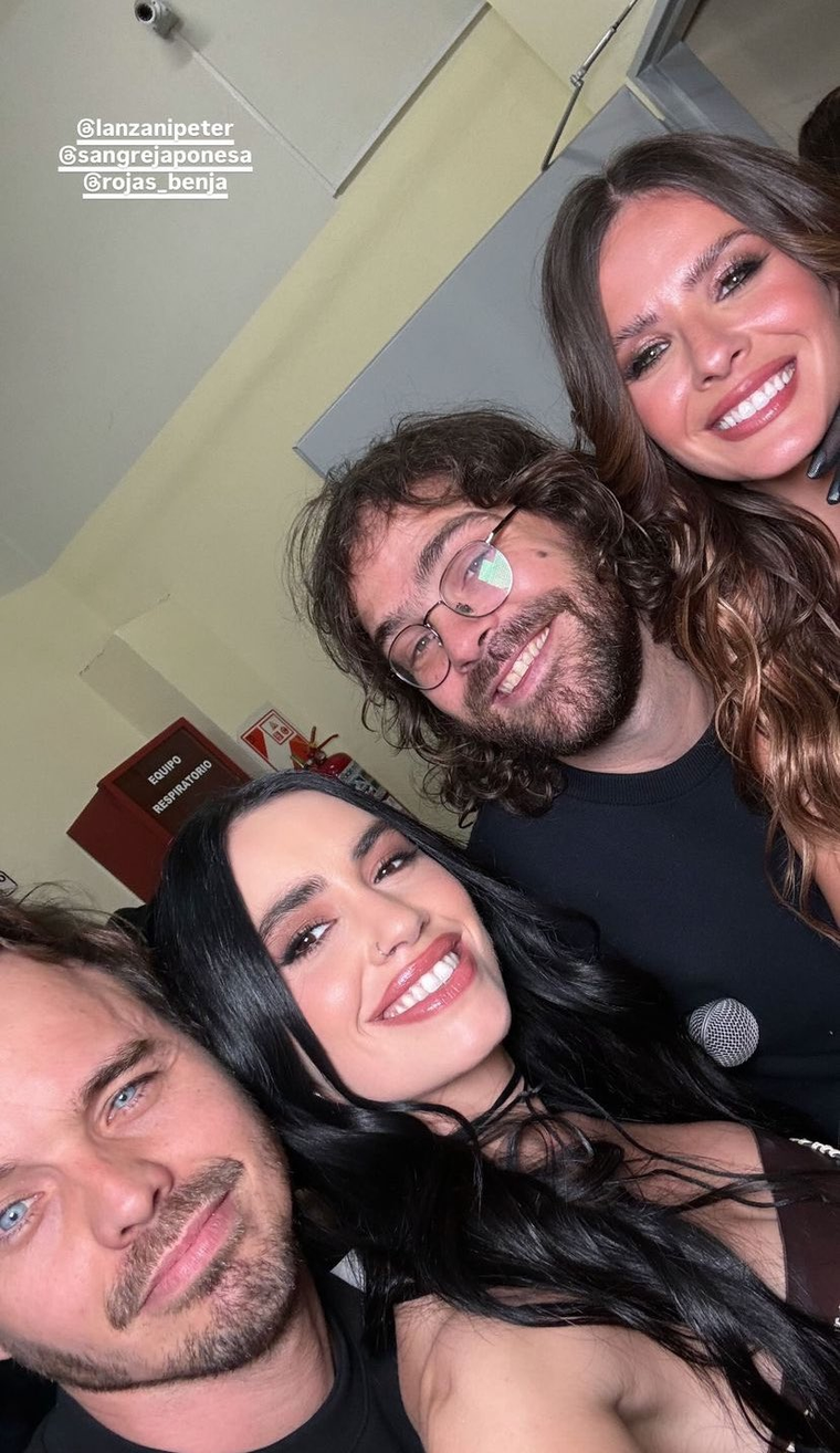 Peter Lanzani, Lali Espósito, China Suárez y Benjamín Rojas. Créditos: X / KL_ lalitini Peter Lanzani, Lali Espósito, China Suárez y Benjamín Rojas. Créditos: X / KL_ lalitini