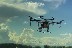 UCO Drone es un novedoso sistema de pulverización Foto: Facebook UCO Drone