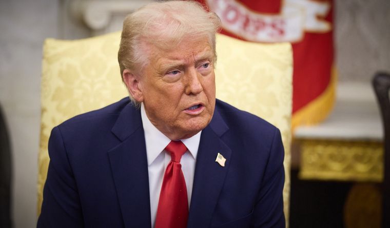 Donald Trump, presidente de Estados Unidos, dijo que considera atacar a Irán. Foto: Dpa. Donald Trump, presidente de Estados Unidos, dijo que considera atacar a Irán. Foto: Dpa.