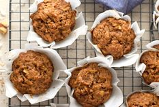 muy saludable: muffins integrales de zanahoria y manzana ¡en 20 minutos!