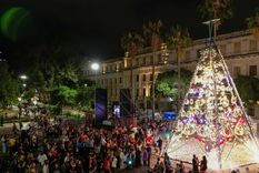 Durante el evento se realizó un ecocanje de residuos limpios y secos a cambio de adornos navideños Foto: Municipalidad de Córdoba