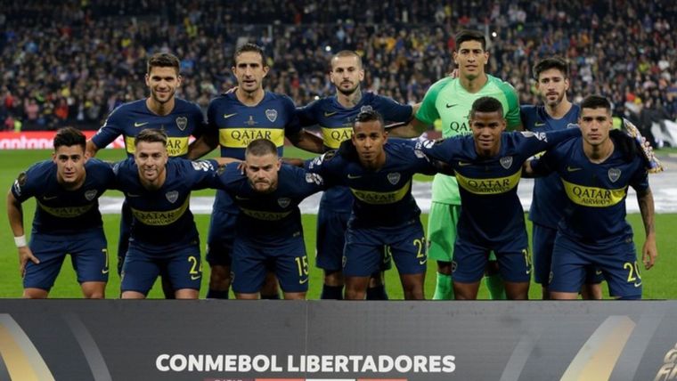 El equipo que perdió la final con River en Madrid. Foto: Archivo