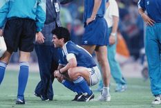 el emotivo video con el que maradona recordo el sufrido mundial 90
