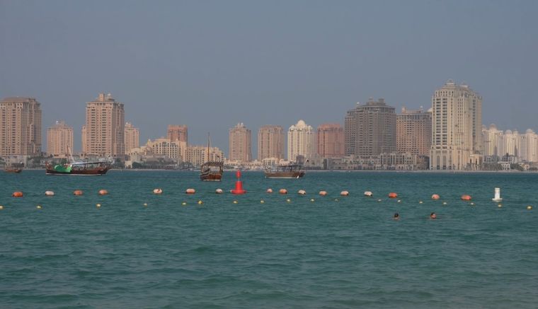 Una hermosa postal desde la Playa Katara