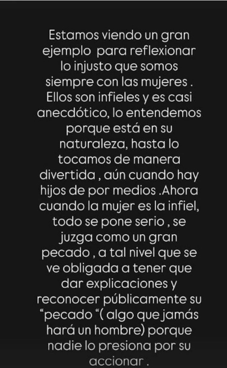 El descargo de Sabrina Rojas El descargo de Sabrina Rojas