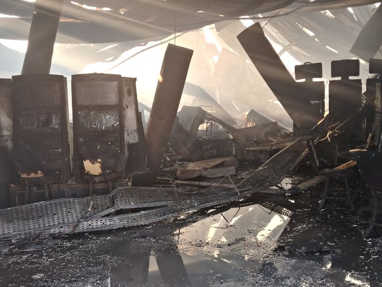 Así quedó el casino tras el incendio Así quedó el casino tras el incendio