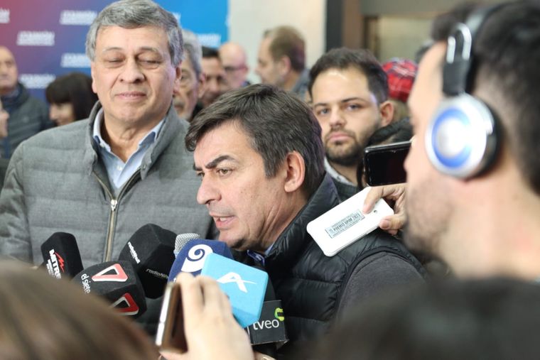 La fórmula de Omar De Marchi se consolidó como segunda en las elecciones PASO provinciales Foto: Santiago Tagua / MDZ