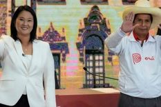 Keiko Fujimori, de Fuerza Popular, y Pedro Castillo, de Perú Libre, son los dos candidatos que se disputan la presidencia de Perú. Foto: GETTY IMAGES