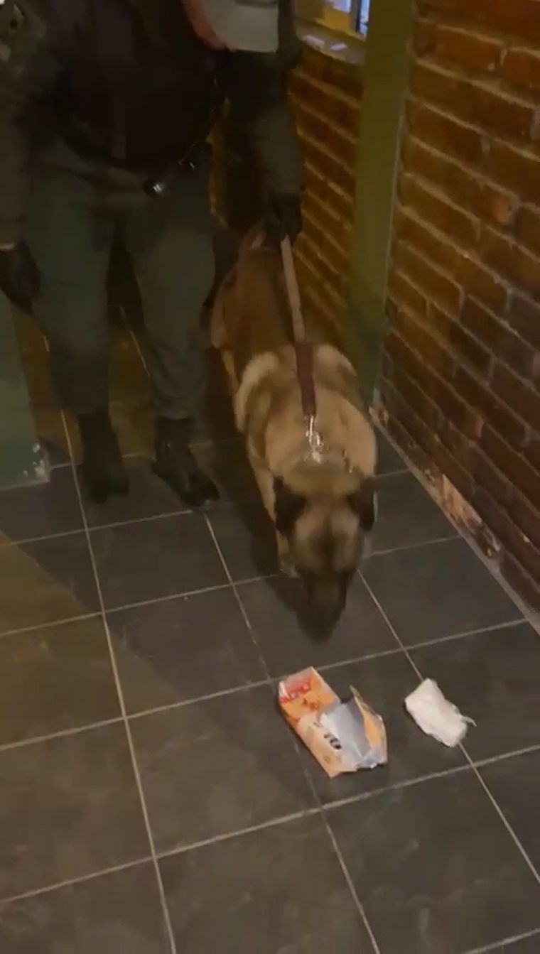 La caja de jugo en la que estaba escondida la droga. La caja de jugo en la que estaba escondida la droga.