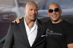 Dwayne Johnson y Vin Diesel parecen haber dejado sus fuertes diferencias atrás.