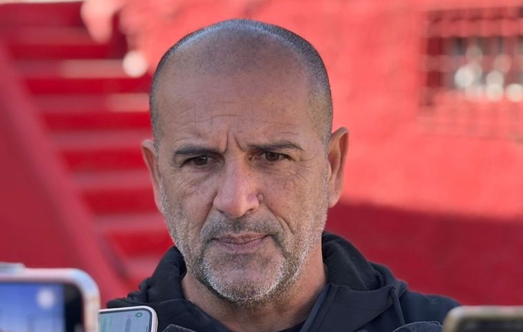 Christian Corrales, DT del Albirrojo.&nbsp;