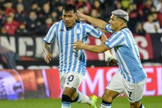 El 10 le dio la victoria a su equipo en condición de visitante. Foto: Fotobaires El 10 le dio la victoria a su equipo en condición de visitante. Foto: Fotobaires