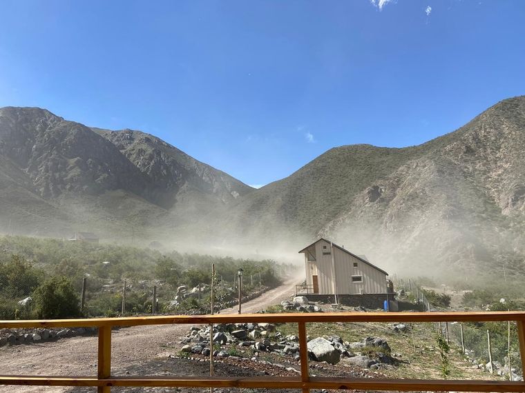 Desde arriba Algunas localidades de alta montaña sienten el viento desde temprano. Foto: Fernando Jara.