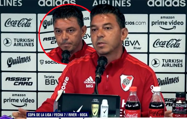 Al ser consultado sobre si cree en chamanes o cábalas, Gallardo puso cara de pocos amigos y no contestó.