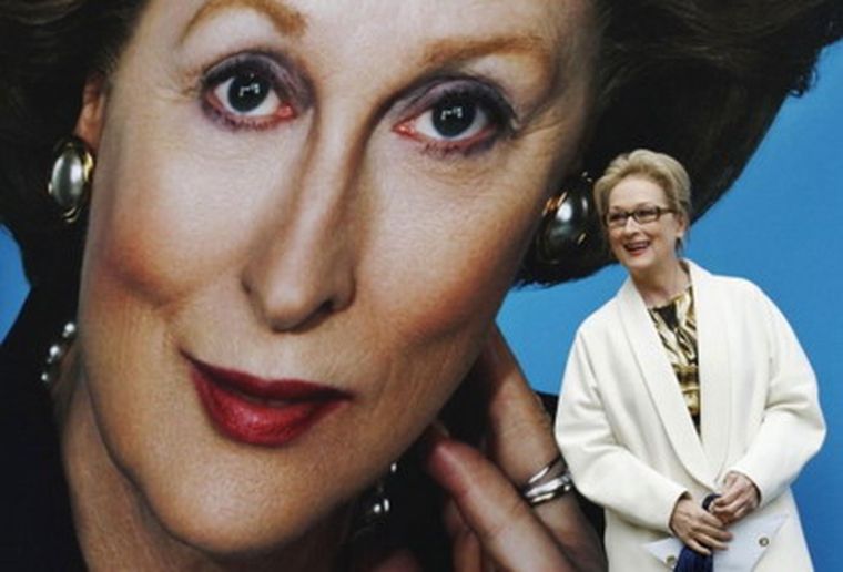 Streep en su rol de Thatcher. Foto: EFE
