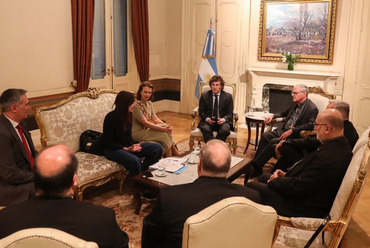 Políticos, funcionarios de la Justicia y empresarios fueron los principales apuntados por la Iglesia Foto: Casa Rosada