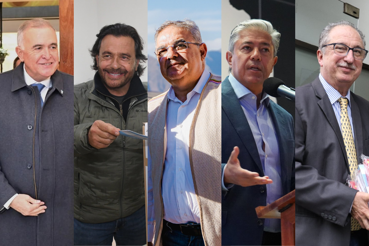 Los gobernadores Osvaldo Jaldo, Gustavo Sáenz, Raúl Jalil, Rolando Figueroa y Hugo Passalacqua negocian un frente legislativo unificado en el Congreso.