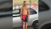 Benjamín Alaniz, el joven detenido por el asesinato de Cynthia Landi y el Chevrolet Corsa que manejaba en el hecho de sangre. (Se pixela el rostro porque puede pasar a rueda de personas) Benjamín Alaniz, el joven detenido por el asesinato de Cynthia Landi y el Chevrolet Corsa que manejaba en el hecho de sangre. (Se pixela el rostro porque puede pasar a rueda de personas)