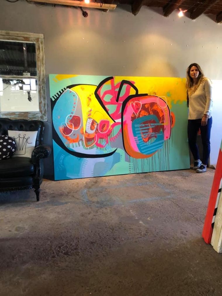 Renata te invita a colorear. Foto: Gentileza