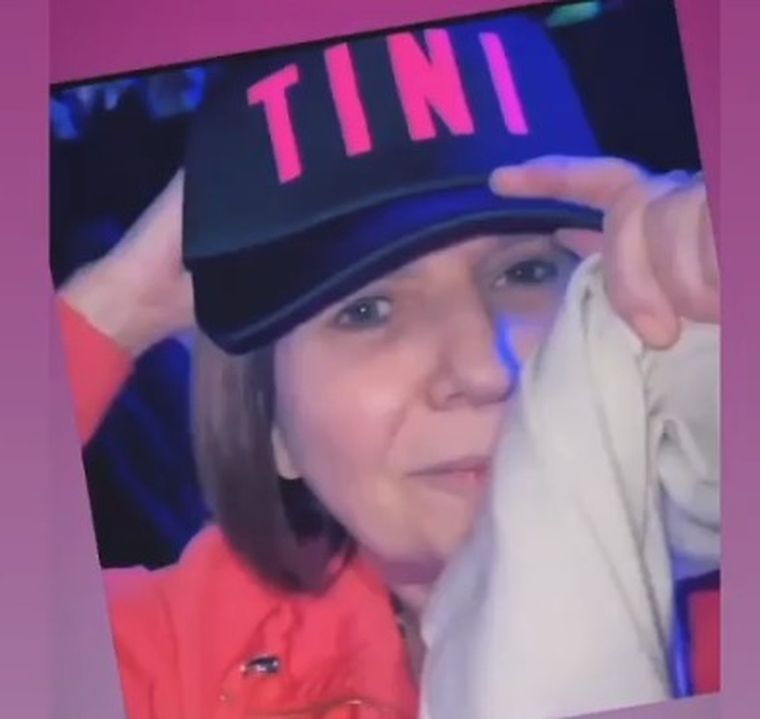 Patricia Bullrich publicó un curioso video en el show de Tini.