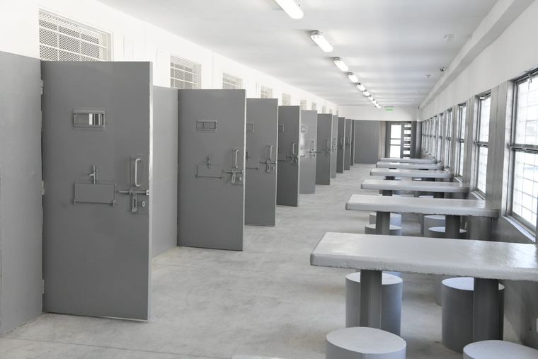 El lugar de detención en donde estaban los presos Foto: El Progreso