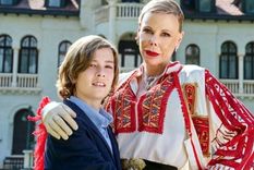 Princesa Kalina de Bulgaria La princesa Kalina de Bulgaria, junto a su hijo Simeón. Foto: Efe.