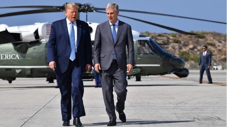 Robert OBrien, asesor de Seguridad Nacional de Trump, renunciaría en las próximas horas