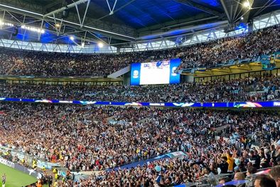 MDZol | Hubo 40.000 argentinos en Wembley.