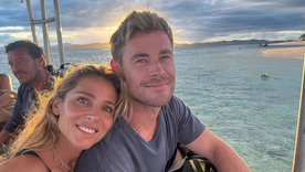 Chris Hemsworth salió con su esposa, Elsa Pataky, y su hijos a practicar un deporte acuático estrella en sus vacaciones familiares. Foto: Instagram @elsapataky