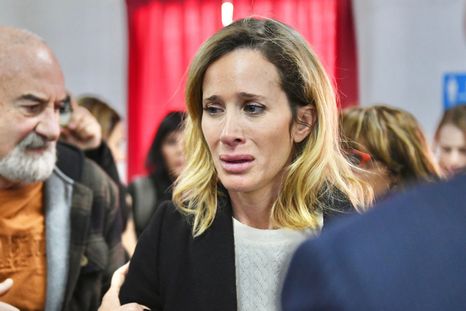 La artista se emocionó. Foto: RS Fotos. La artista se emocionó. Foto: RS Fotos.