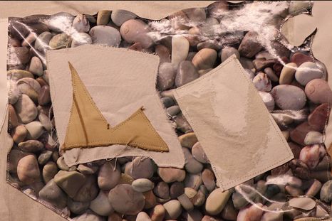 Orden de requechos entre luciérnagas y cigarros o paisaje informalista, obra de Lionti (2019) Foto: Gentileza Renata Figueroa