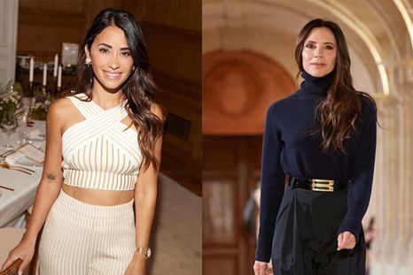 Antonela Roccuzzo y Victoria Beckam hacen una dupla maravillosa en Miami. Foto: Mdz