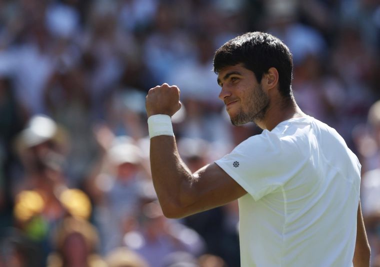 El español sigue con su paso triunfal en Wimbledon. Foto: EFE