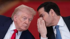 Donald Trump y su delfín, Marco Rubio, al frente de Estados Unidos. Foto Efe