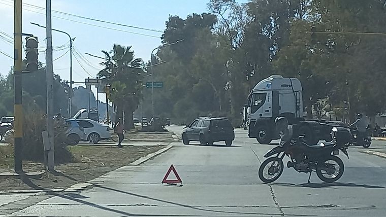 La zona del choque Foto: Gentileza Matías Pascualetti