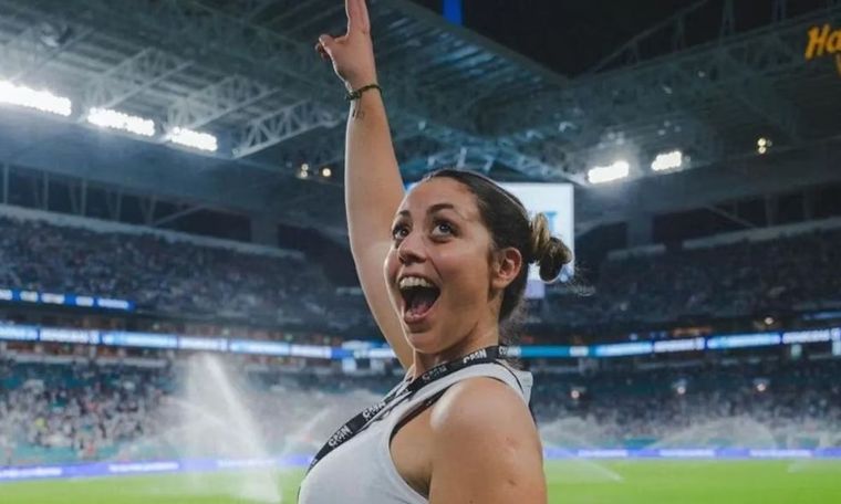 Valentina es la hija de Mariano Iúdica La joven comienza a hacer su carrera en los medios de comunicación