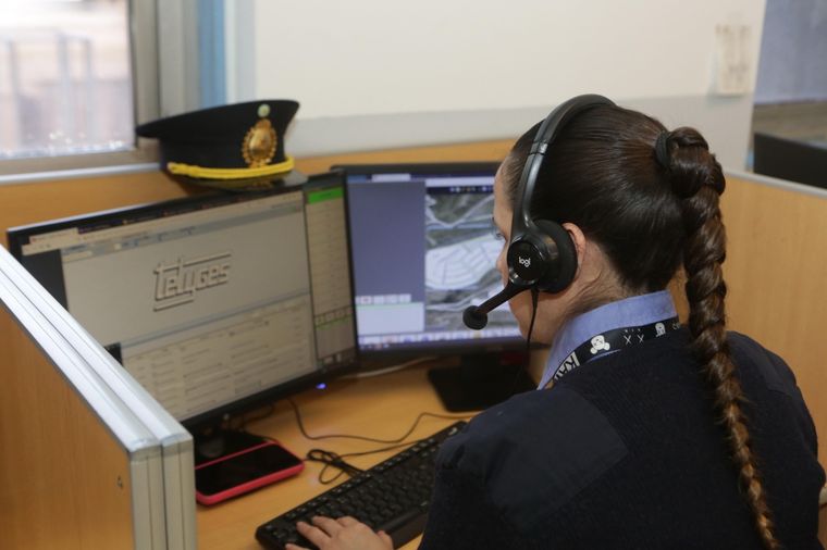 El monitoreo de las cámaras de seguridad es clave para evitar robos Foto: Ministerio de Seguridad de Mendoza