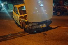 El 147 chocó con el Peugeot que manejaba la víctima Foto: Ministerio de Seguridad de Mendoza