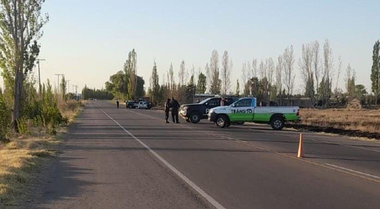 El accidente ocurrió en Ruta 60 y Pueyrredón de Maipú. Foto: Prensa Ministerio de Seguridad