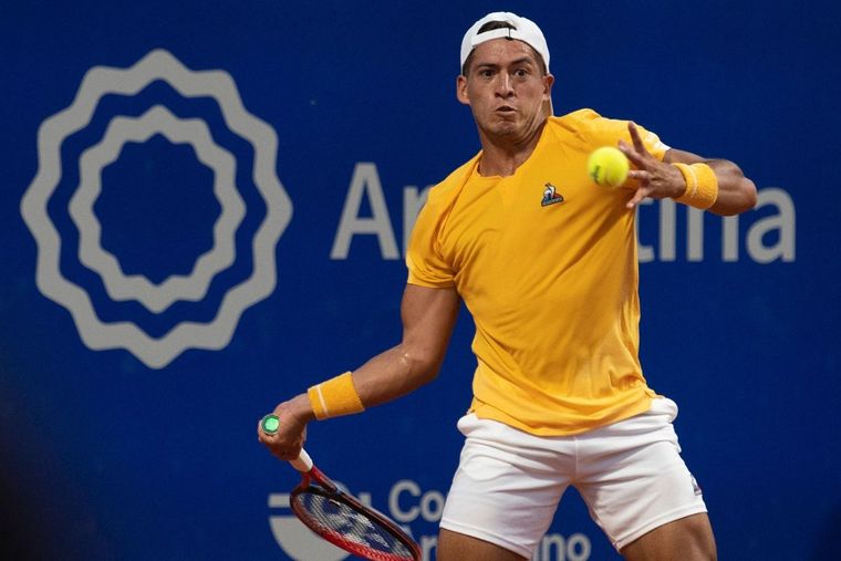 Seba Báez cayó en la primera ronda del Argentina Open. Foto: Prensa Argentina Open
