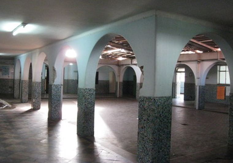 Patio interior de la antigua escuela, donde los niños ahora no pueden ingresar. Foto: MDZ/Carlos Fernández