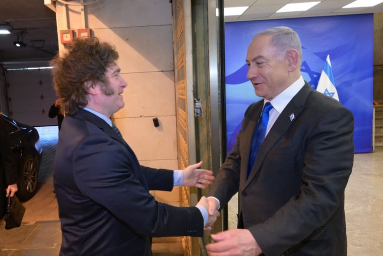 Benjamín Netanyahu y Javier Milei podrían volver a verse las caras.
