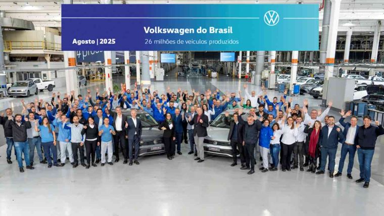 Volkswagen celebró 26 millones de vehículos producidos en Brasil