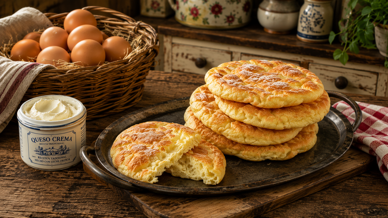 Disfruta un pan nube con pocos ingredientes y fácil de preparar