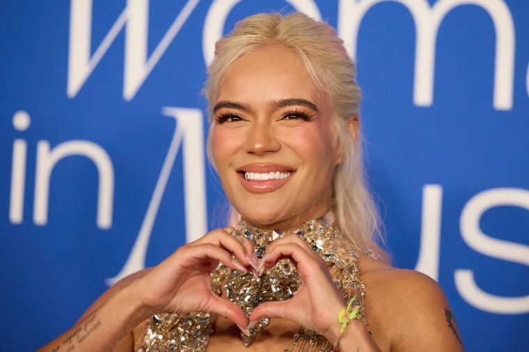 Karol G en los premios Billboard Women in Music 2024 Foto: EFE