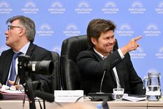 Lisandro Almirón, de La Libertad Avanza, presidió este miércoles las Comisiones de Legislación del Trabajo y Presupuesto.